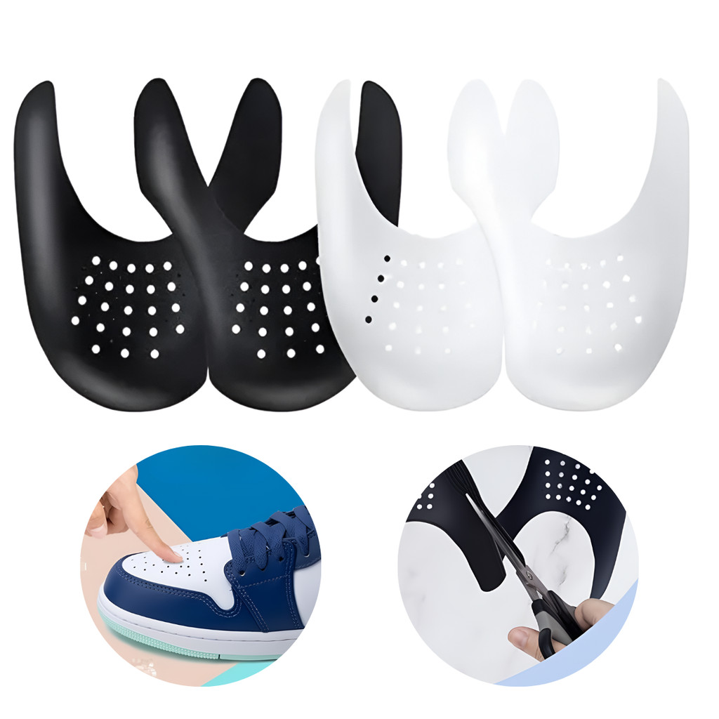 Kit 2 Pares Anti Crease Protetor Para Tênis Sneakers Anti Vinco Anti Rugas Dobras