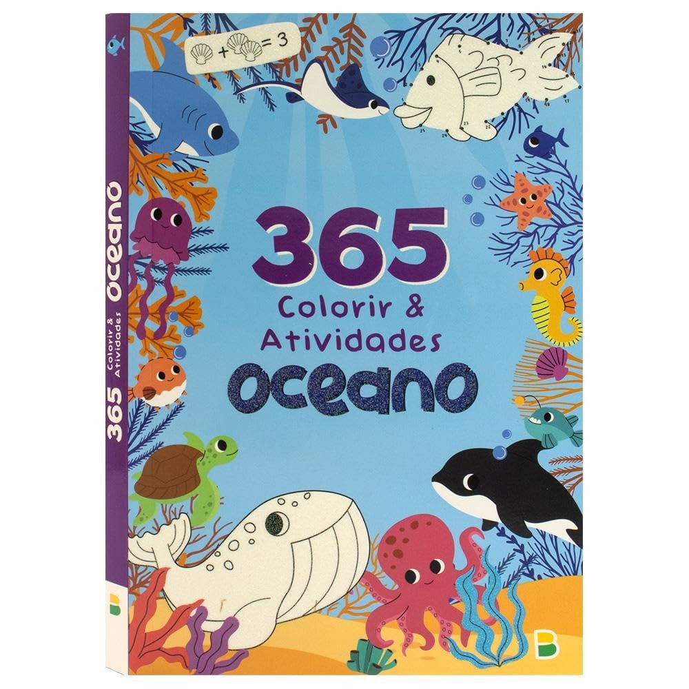 365 Oceano | Colorir & Atividades | Livro de Colorir