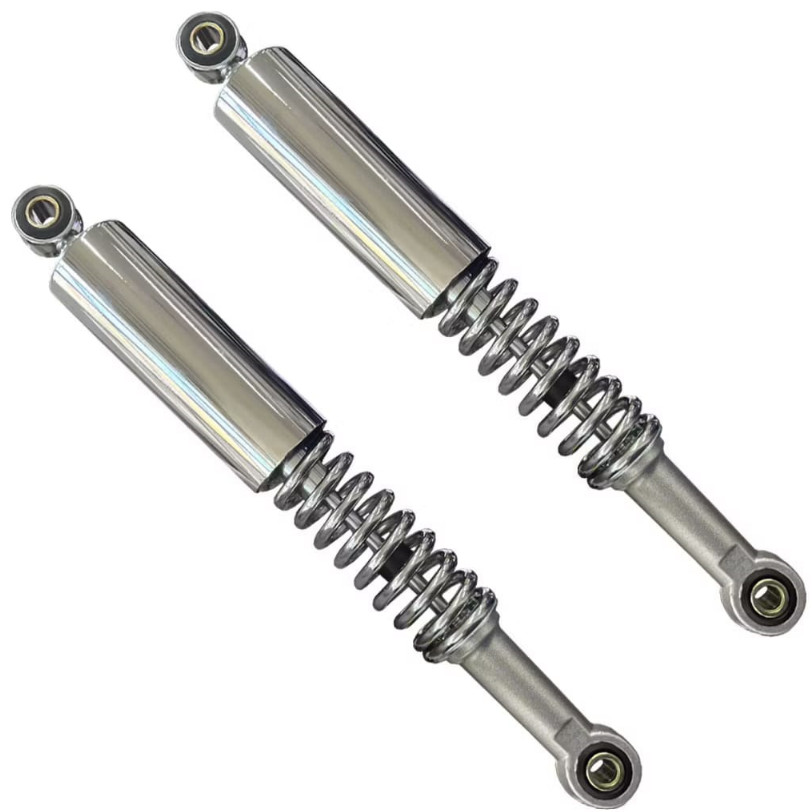 Par Amortecedor Shineray Jet 50cc Cromado em Oferta na Shopee