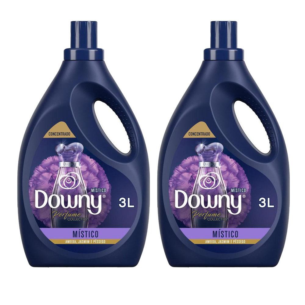 Kit 2 Amaciantes Concentrados Downy Perfume Collection Místico 3L cada