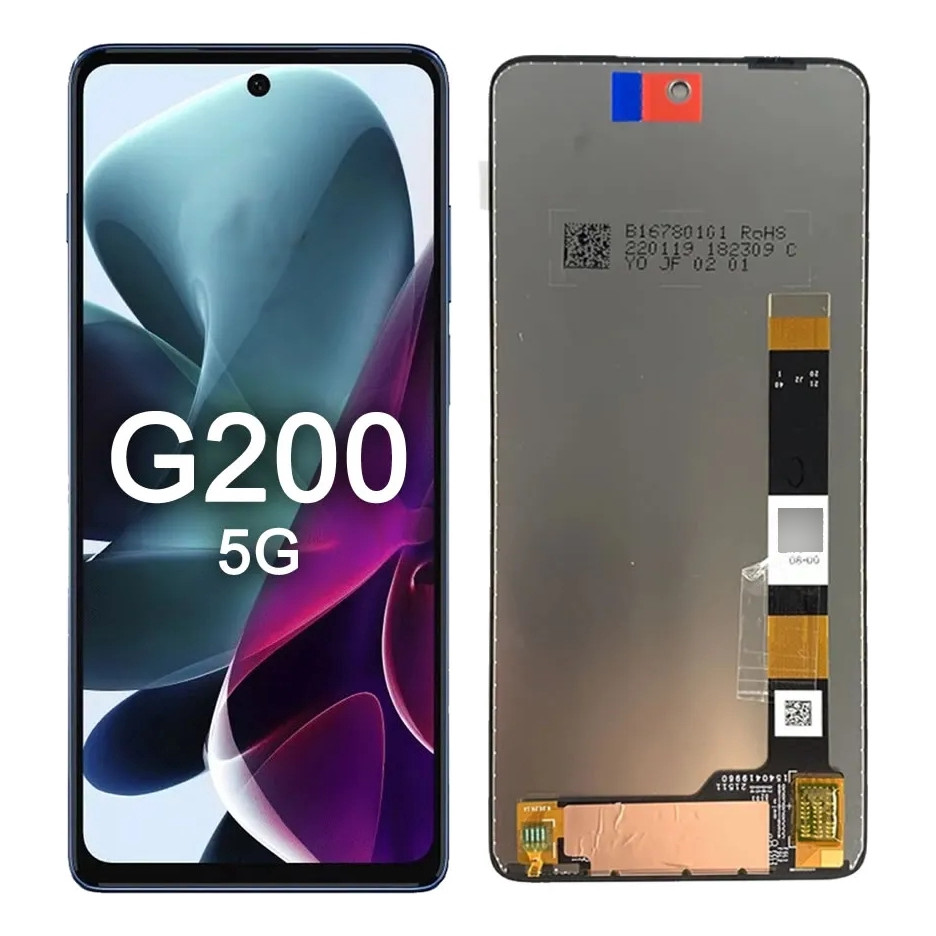 Tela Frontal Vivid Motorola Para Moto G200 5G&Edge S30 Display Touch Sem Aro LCD