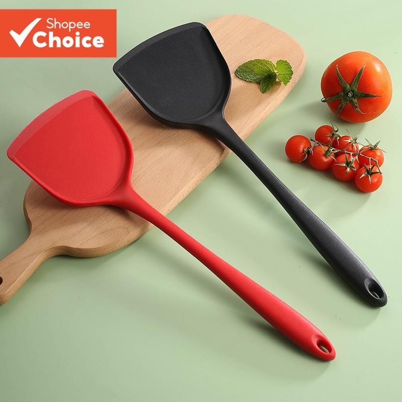 Espátula Antiaderente De Silicone , Utensílio De Cozinha Doméstico , wok , Resistente A Altas Temperaturas , Protetor De