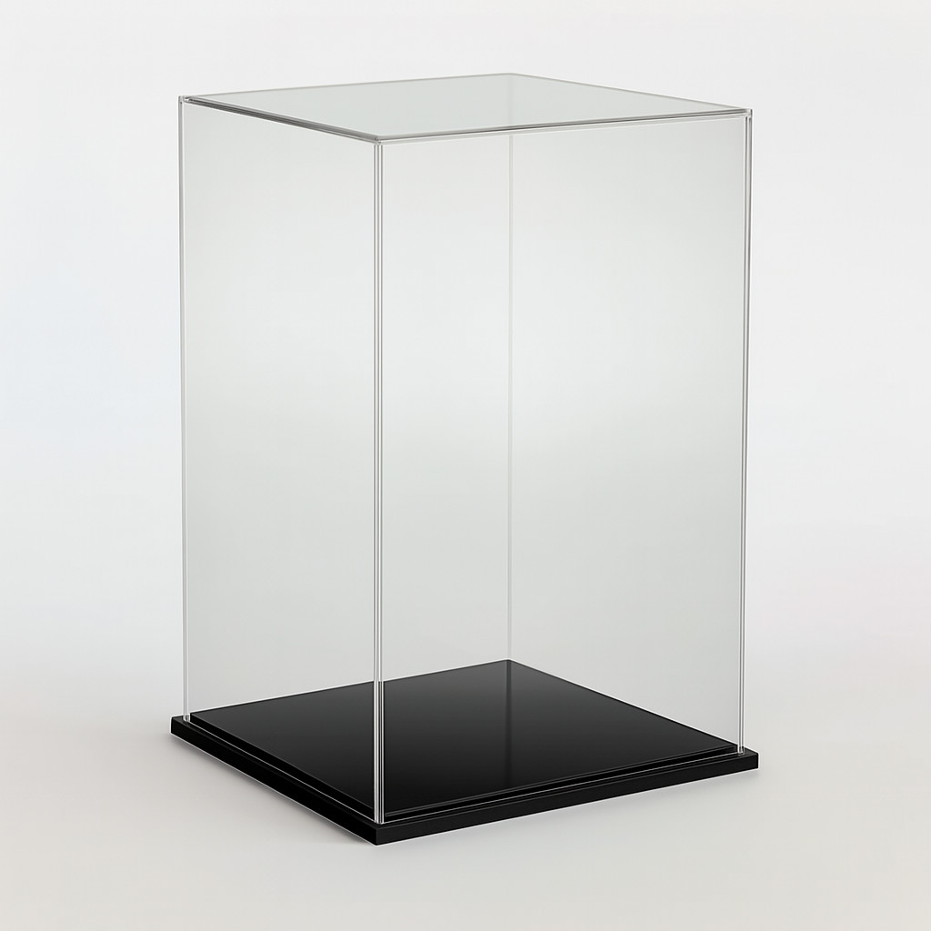 Caixa Expositor Vitrine De Acrílico Transparente Para Exposição De Carros De Brinquedos, Miniaturas, Estatuas