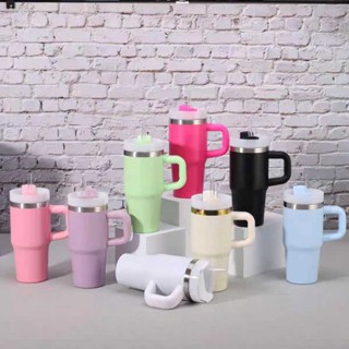 Straw Copo  Compacto  com alça e canudo de aço com 420ml de tamanho Para Bebidas Geladas E Quentes em Oferta na Shopee