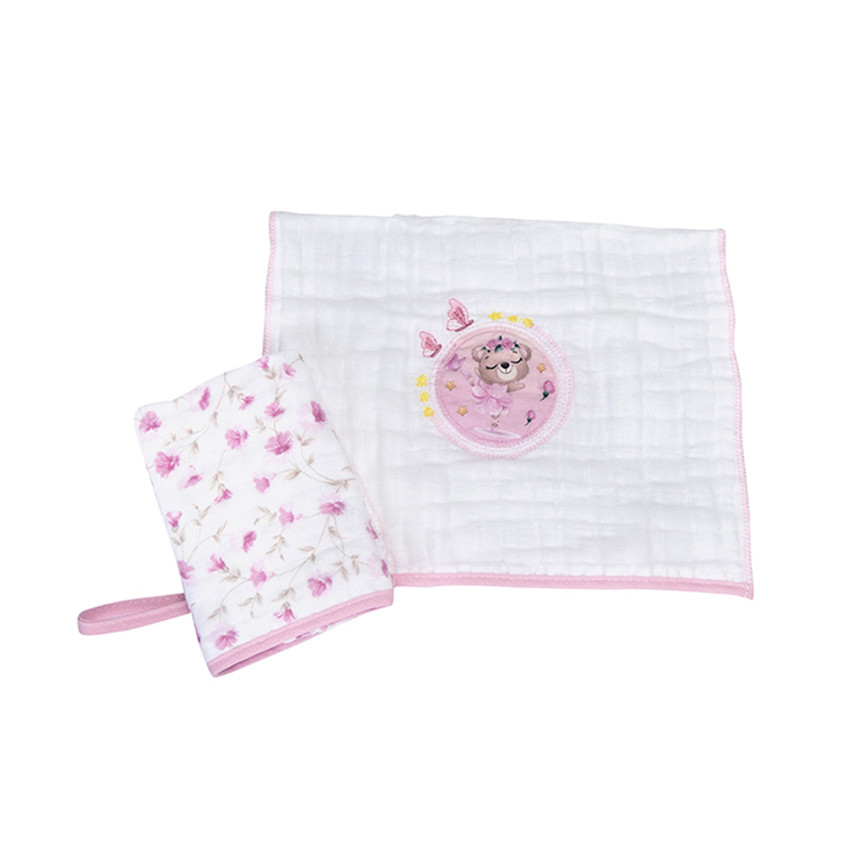 Kit Pano De Boca Muito Mimo Soft Prendedor Ursa - 2 Peças em Oferta na Shopee