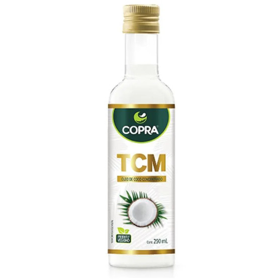 Óleo de Coco Concentrado TCM 250ml - Copra em Oferta na Shopee