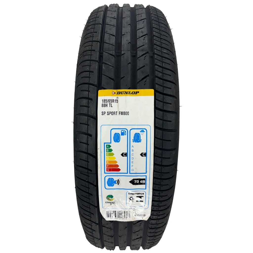 PNEU 185/65R15 88H DUNLOP SP SPORT FM800 CLIO, LOGAN, POLO, VIRTUS, GOL, SIENA, SANDERO