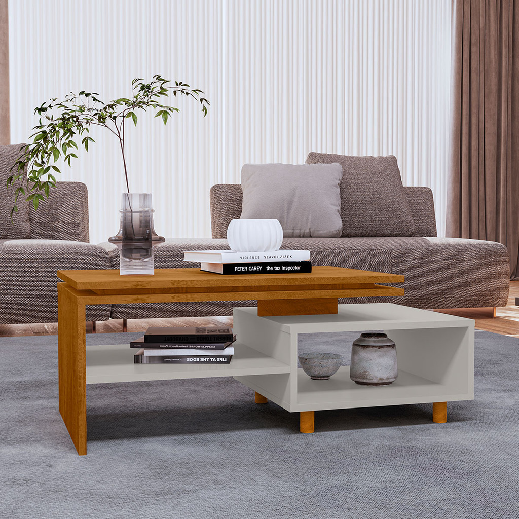 *PROMOÇÃO* Mesa de Centro Sala Lima -Mesinha de Apoio Retangular - Designe Moderno e Decorativo em Oferta na Shopee