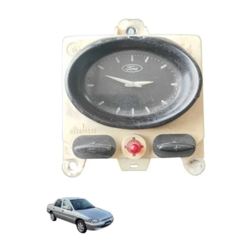 Relógio Analógico 95ab15000ab Painel Ford Escort 98 Original