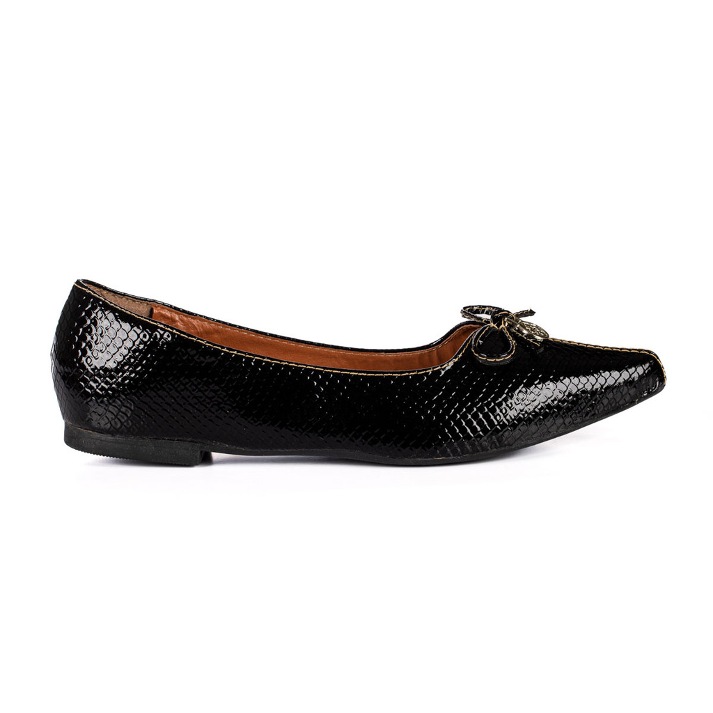 Sapatilha Moda Feminina Bico Fino Forro Confortável Solado Antiderrapante Casual Versátil