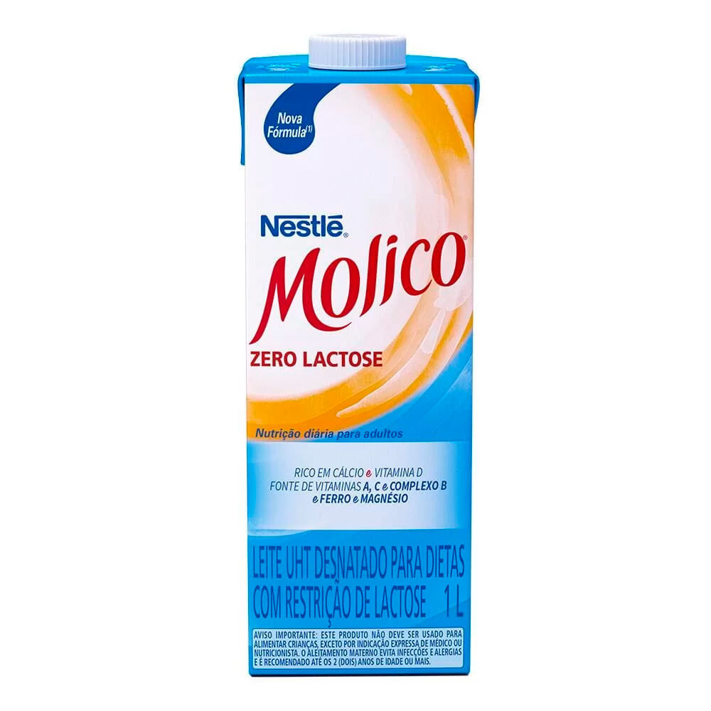 Leite Molico Desnatado Zero Lactose 1 Litro - Food & Beverages