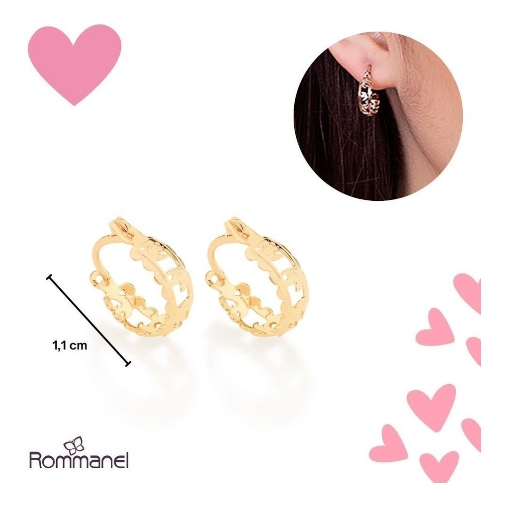 Brinco Lua Rommanel: Onde Comprar | BuscaProdutos