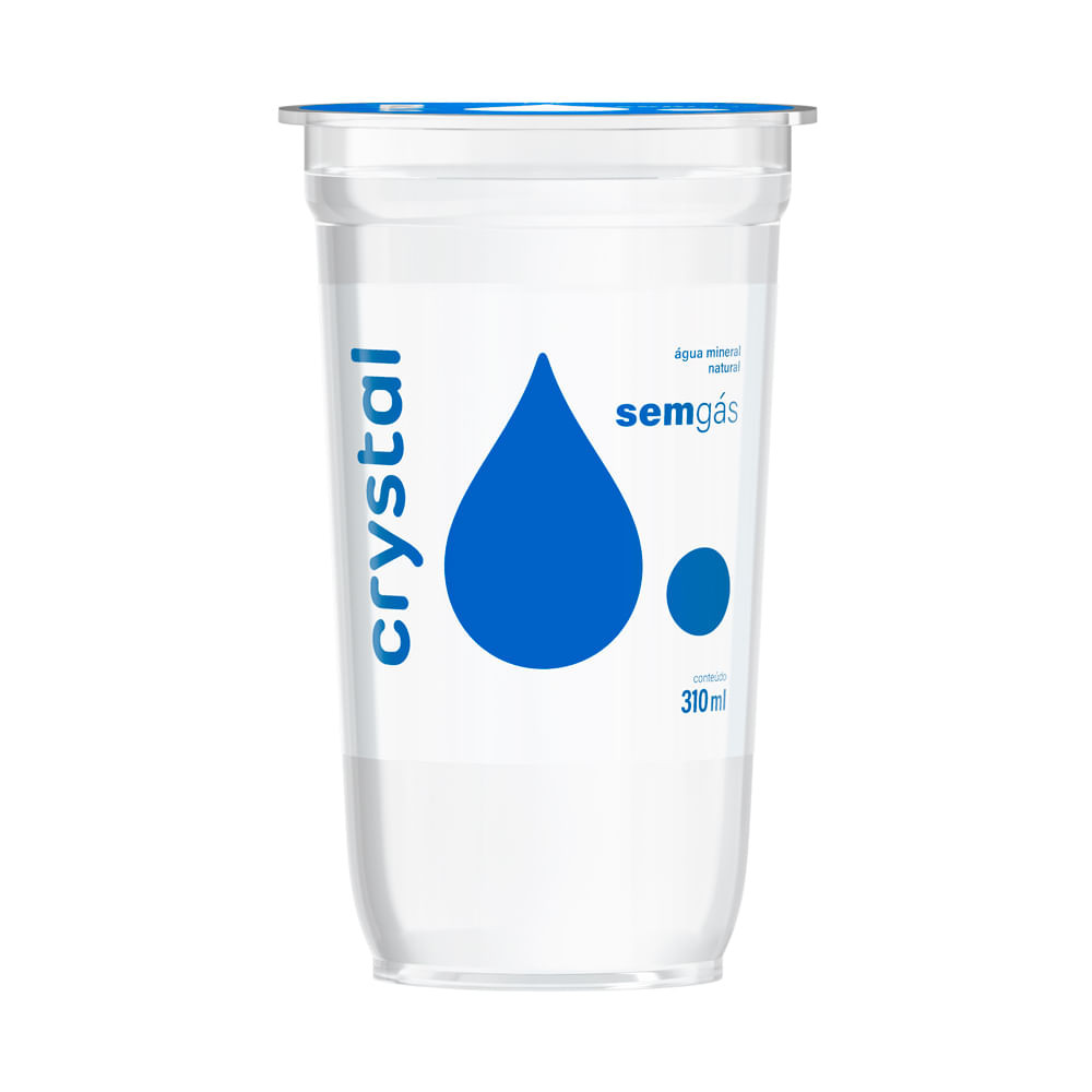 Água Mineral Crystal Copo 310ml - Food & Beverages