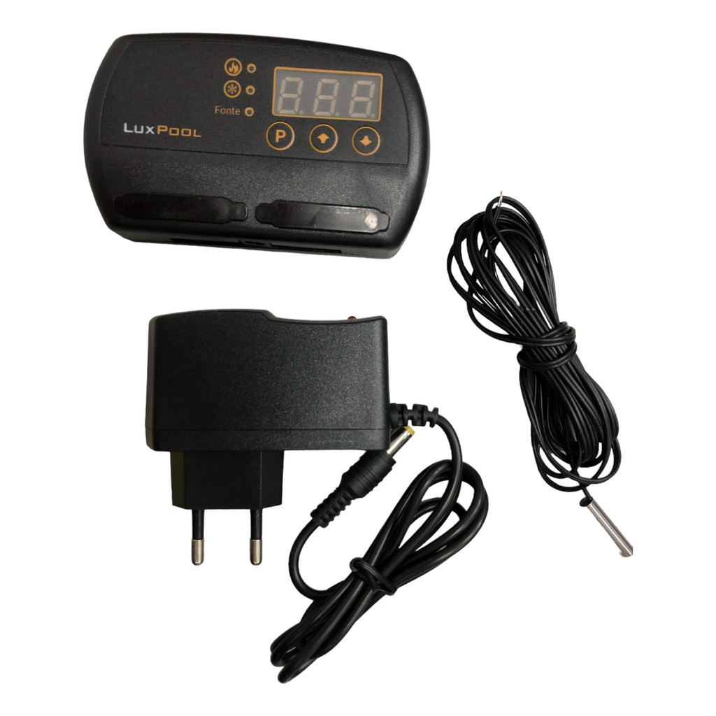 CONTROLADOR LUXPOLL 12VCC ILUMINAÇÃO HIDRO PISCINA CASCATA AQUÁRIO BIVOLT