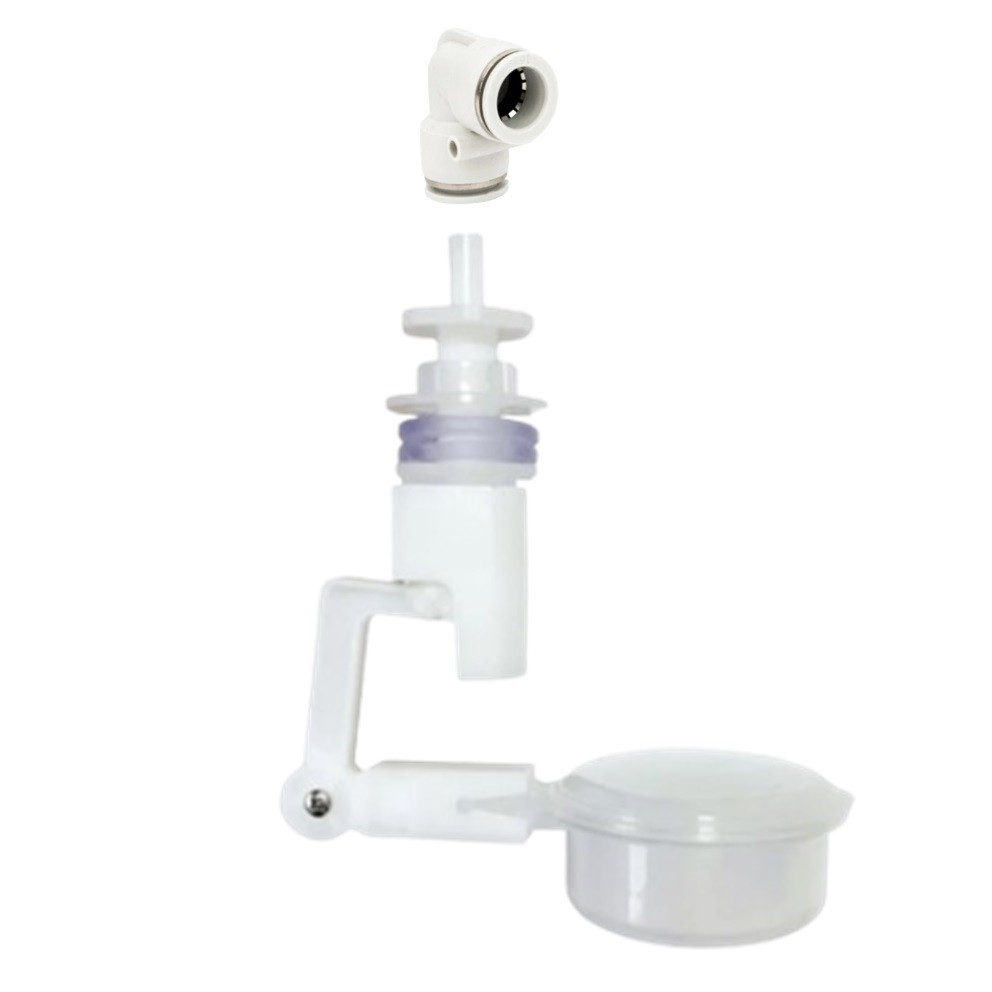 Kit Boia Abastecimento para Filtros e Purificadores de Água + União L de Engate Rápido ¼ ou 6mm