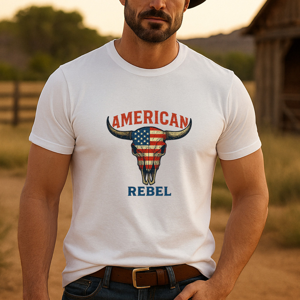 Camisa Camiseta Masculina American EUA camiseta country masculina básica camisa algodão alta qualidade