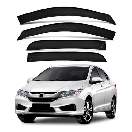 Calha de Chuva Defletor Honda City 2015 a 2021 Ecoflex