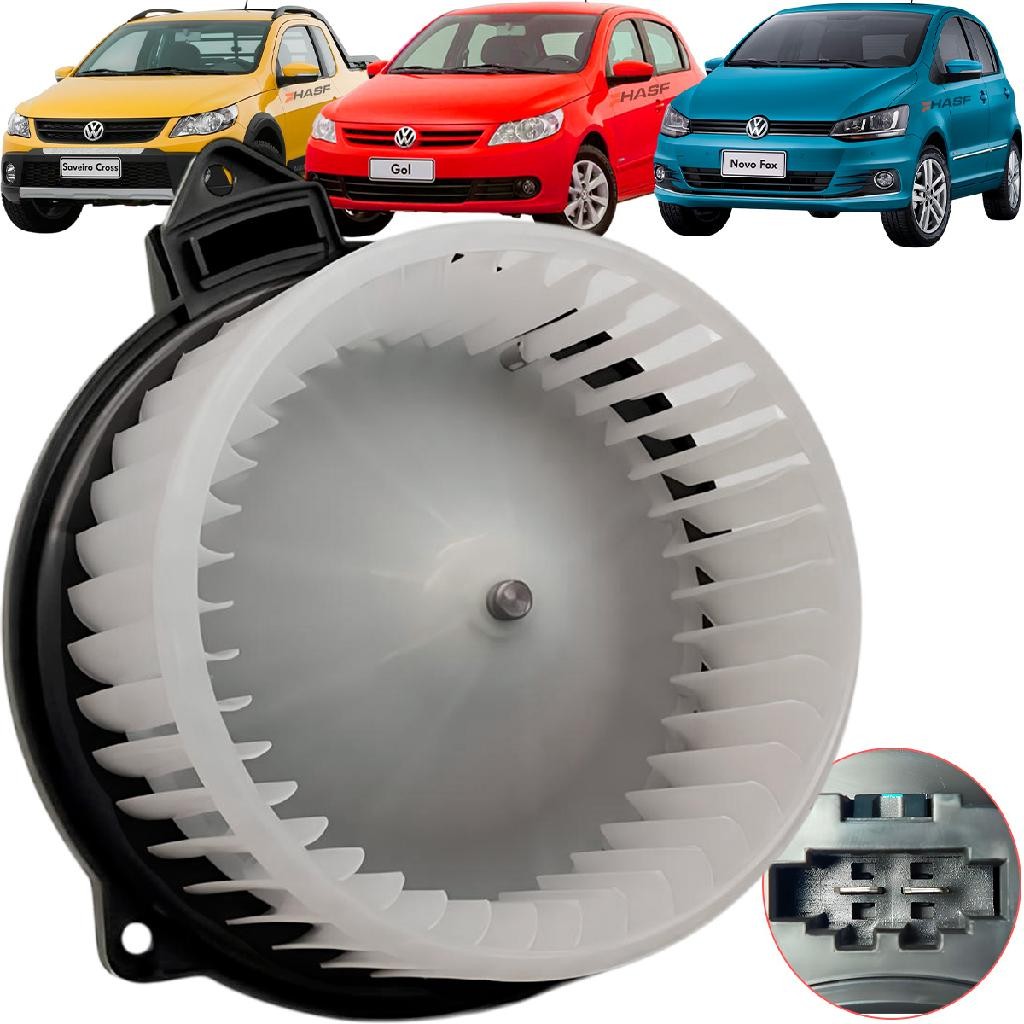 Motor Interno Ventilador Ar Condicionado Vw Gol Voyage Saveiro Fox G5 G6 Sistema Denso