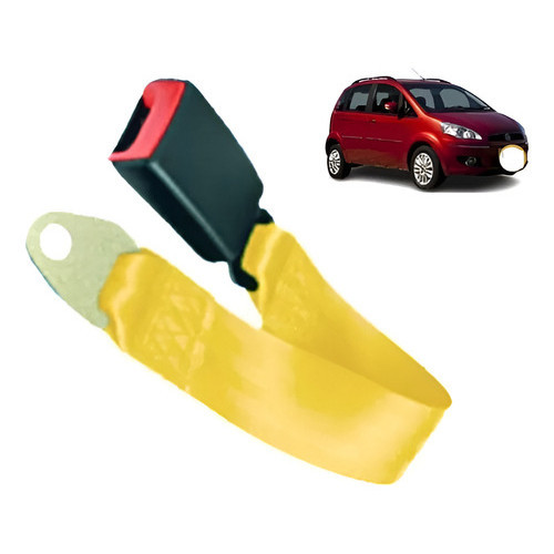 Cinto De Segurança Fêmea Fecho Fiat Idea Fita Com 40 Cm