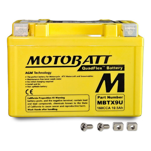 Bateria Motobatt MBTX9U Suzuki 750 Gsx 750f 900 Rf 10,5AH Yamaha XT 1200 Z Super Tenere