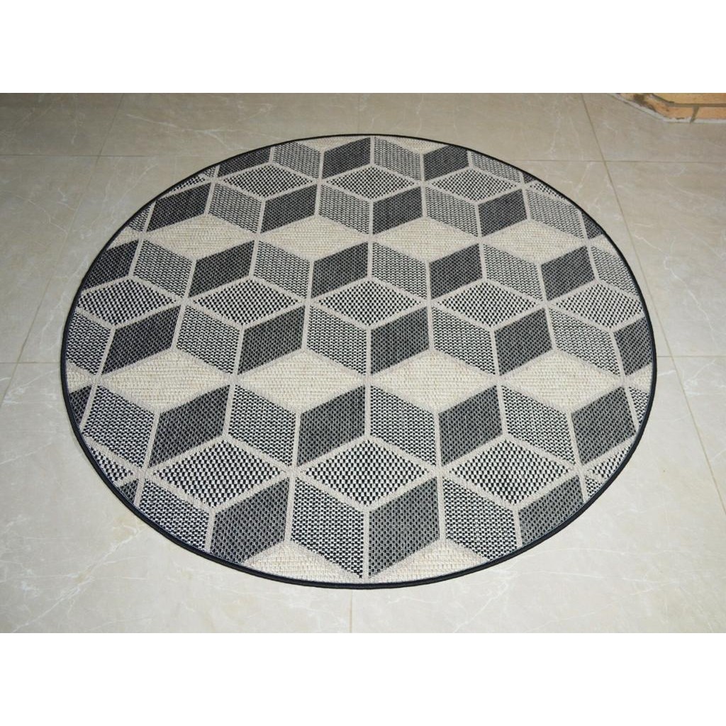 Tapete redondo Natural Look Podio-B 200 cm