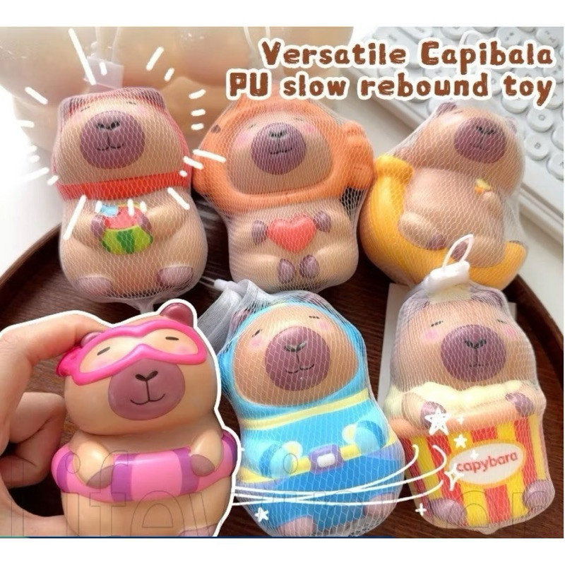 Brinquedo Skishy/Anti-Stress Capivara/ Fofa/ anti estresse