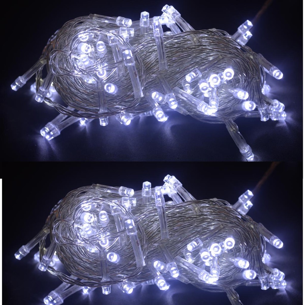 Kit 2 Pisca Pisca Led 100 Lâmpadas Branco 9 Metros 220V