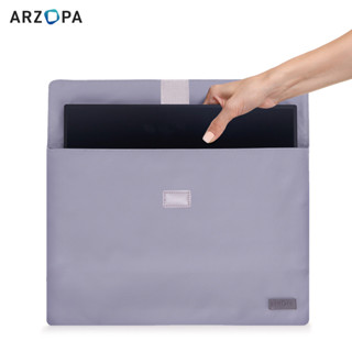 ARZOPA 16.1 "/14.0 17.3 " Bolsa Portátil Para Monitor , Capa De Couro PU Laptop Com De Viagem , Cinza em Oferta na Shopee