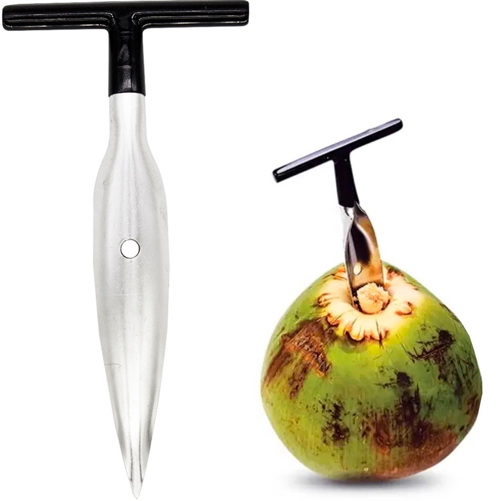 Furador Coco Verde Abridor Perfurador T Pratico Tirar Agua Coco