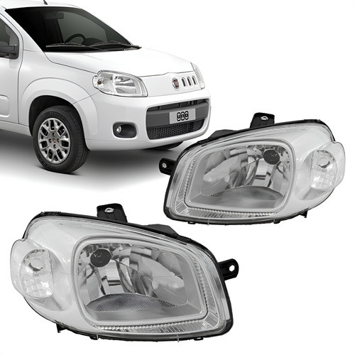 Par Farol Uno Way Vivace Attractive 2011 Até 2014 Cromado em Oferta na Shopee