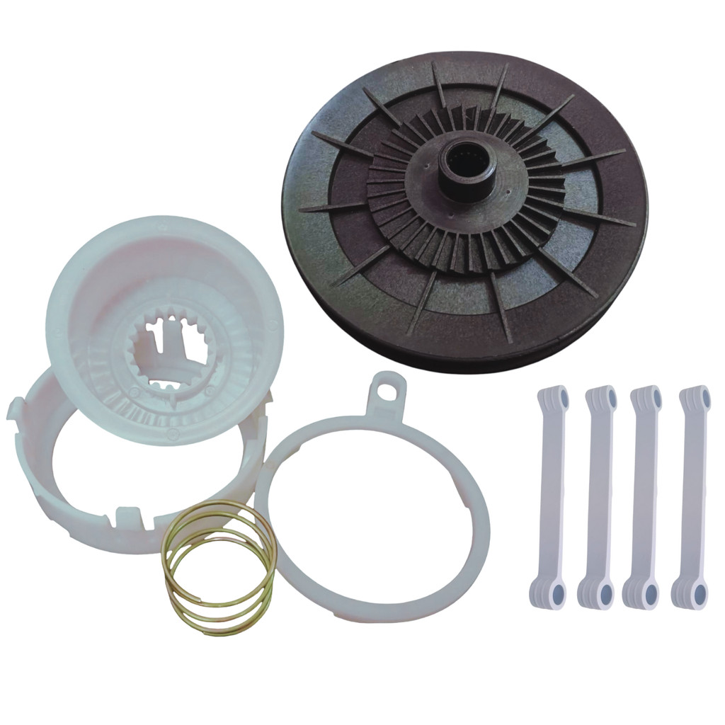 POLIA V CORREIA KIT CAMES TIRANTE COMPATÍVEL COM LAVADORA BRASTEMP BWC10A