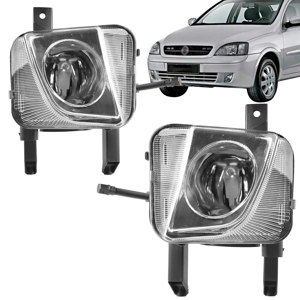 Farol Milha Corsa Meriva 2003 2004 2005 2006 2007 2008 2009 2010 2011 2012 em Oferta na Shopee
