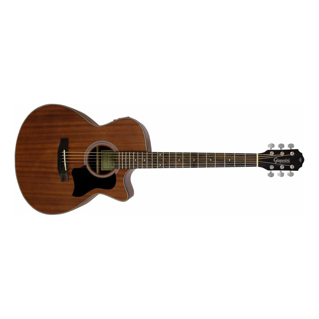 Violão Giannini Eletroacústico Ggc Plus Ceq Ws Walnut Satin