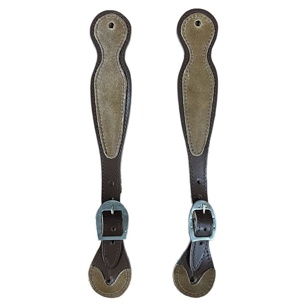 CORREIA DE ESPORA SELARIA GUIMARÃES FIVELA  INOX MARROM