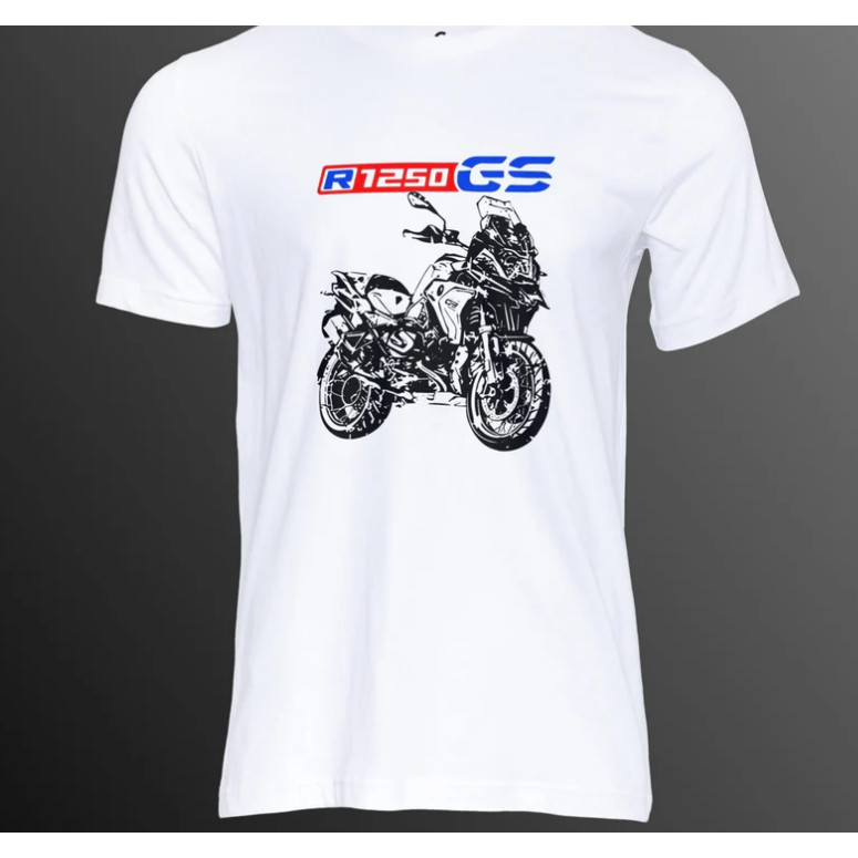 Camiseta BMW Moto 1250 GS 1200 gs Masculina Camisa Premium moto
