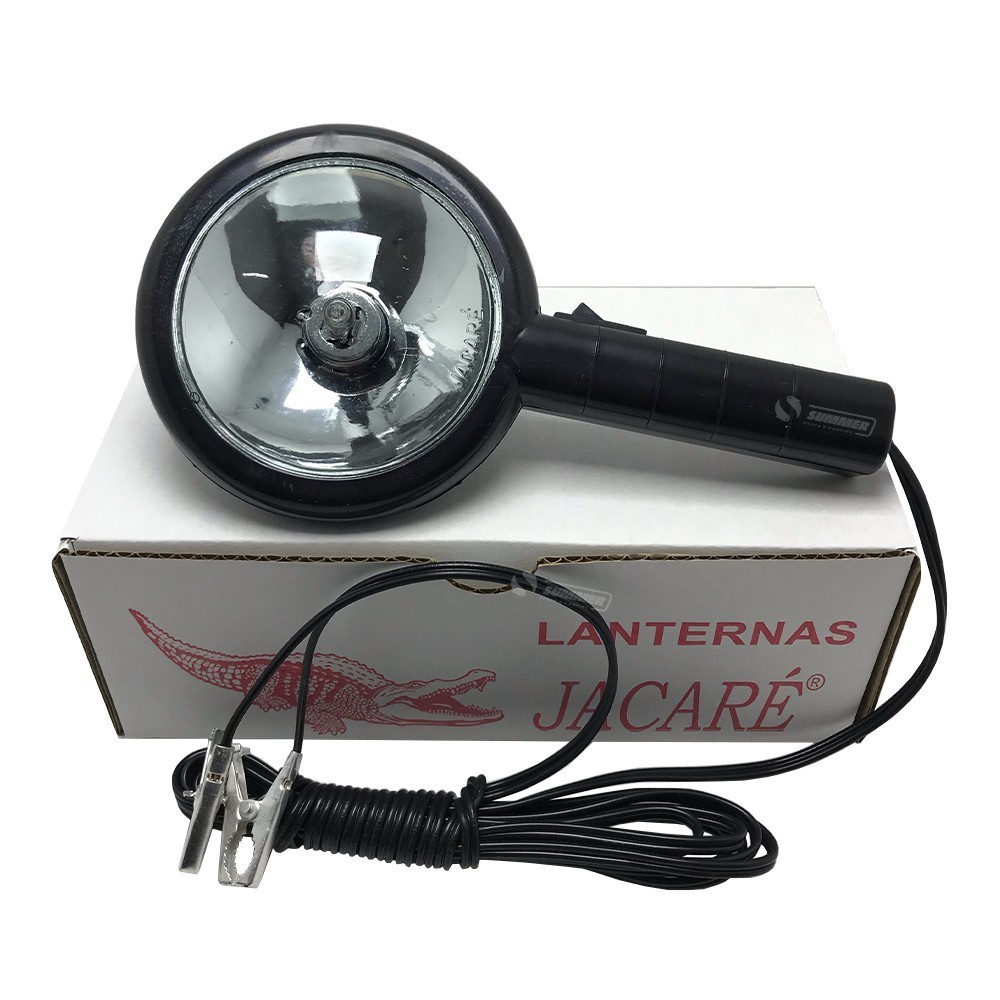 Lanterna Cilibrim Jacaré Com Garra Iodo 12V em Oferta na Shopee