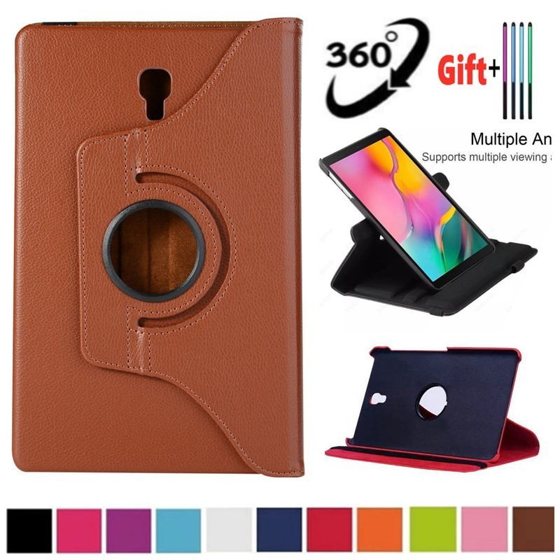 Para Samsung Galaxy Tab S/S2/S3/S4 8,0 " 8,4 " 9,7 " 10,5 " 360 Estojo De Suporte Giratório T700 T705 T800 T805 T710 T713 T810 T813 T820 T825 T830 T835 Capa Protetora De Couro Com Flip