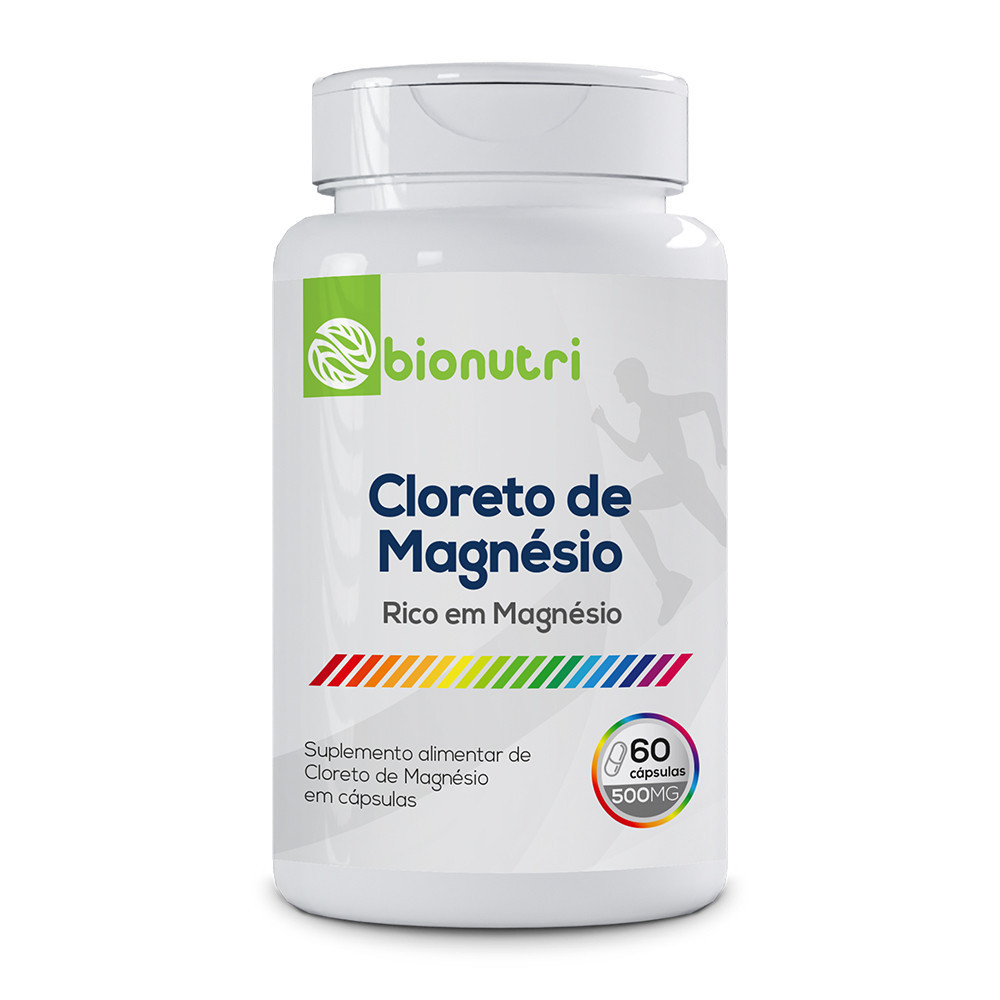 Cloreto de Magnésio P.A 60 Suplemento em Cápsulas 500mg