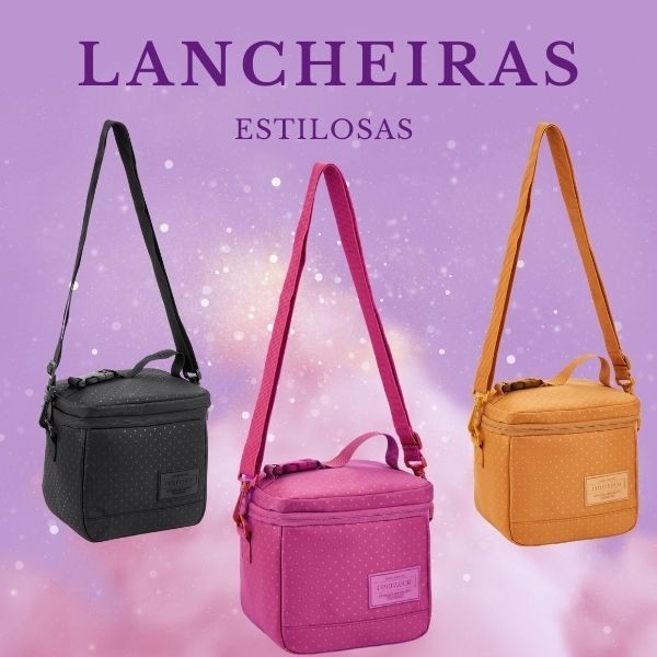 Bolsa Ombro Térmica Lancheira Marmita Academia E Passeios