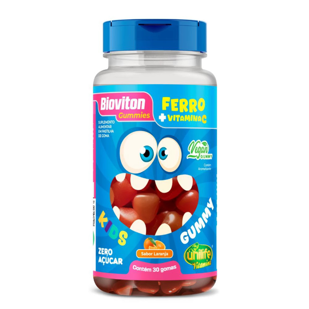Gummy Kids Ferro + Vitamina C 30 Gomas - Unilife