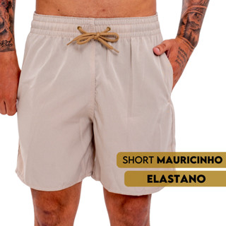 Bermuda Short Mauricinho Modelagem Premium Elastano Liso Versátil para Treino Praia Passeio em Oferta na Shopee