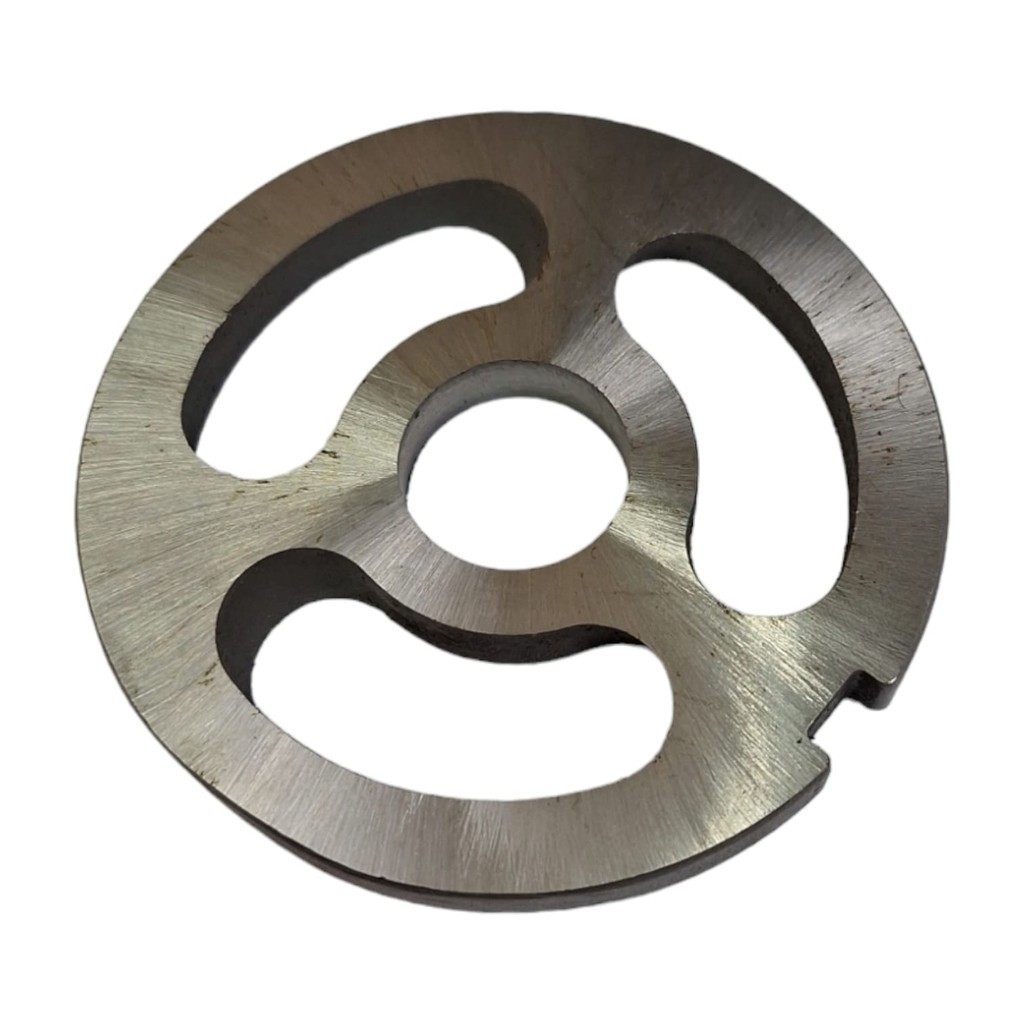 DISCO DE MOEDOR DE CARNE BOCA 98 RIM AÇO CARBONO REDE PARA MOEDOR DE CARNE