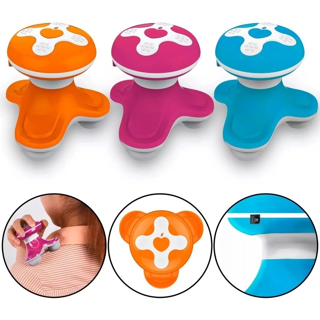 Mini Massageador Manual Elétrico Tomate em Oferta na Shopee