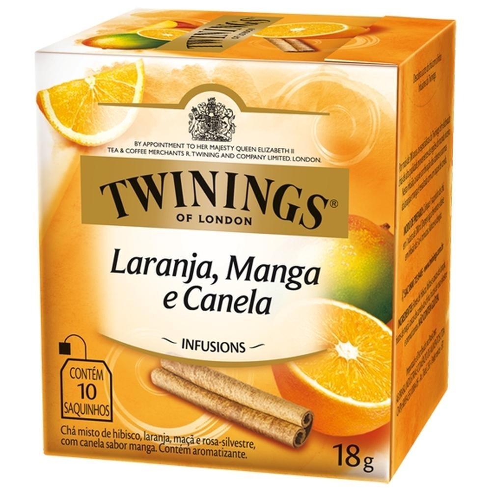 Chá de Infusão Twinings Laranja Manga e Canela 15g em Oferta na Shopee
