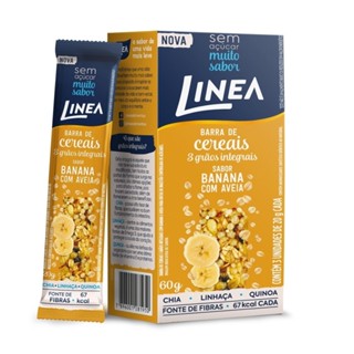 Barra De Cereais Banana Com Aveia Diet Linea 3un De 20G em Oferta na Shopee