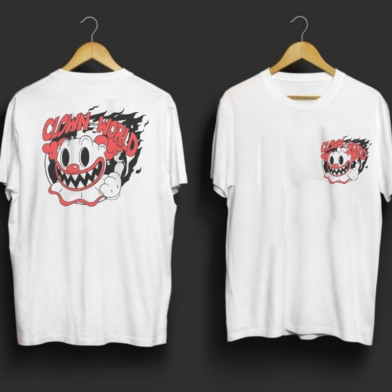 Camiseta Oversized Masculina Feminina T-shirt Chronic Palhaço - Camisa Streetwear Skatista