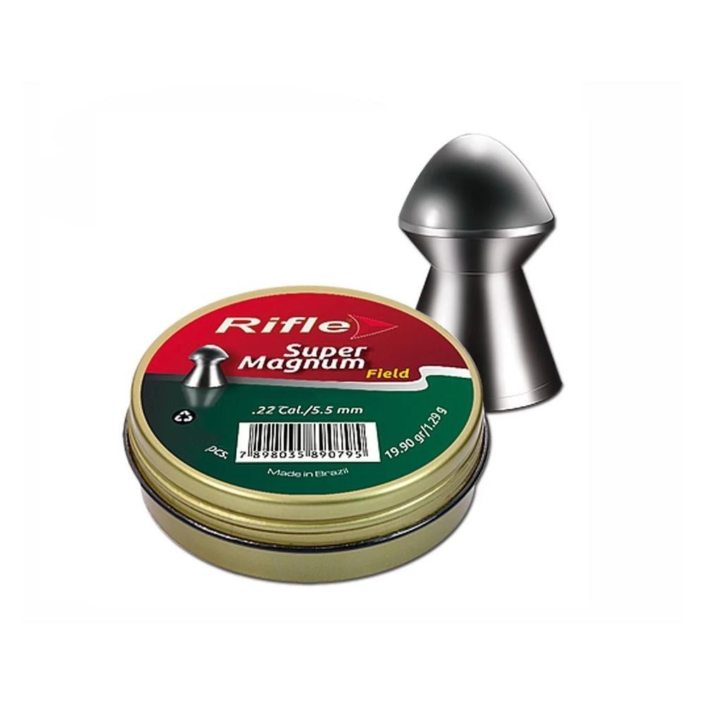 Chumbinho Rifle Super Magnum Field 5,5mm - 125 Un - Sports & Outdoors