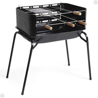 Churrasqueira Móvel Aço Araguaia C/ Espetos E Grelha 003007 - Mor em Oferta na Shopee