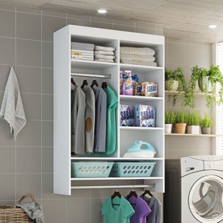 Closet Suspenso Kd1700 Bac Branco - Quiditá Móveis em Oferta na Shopee