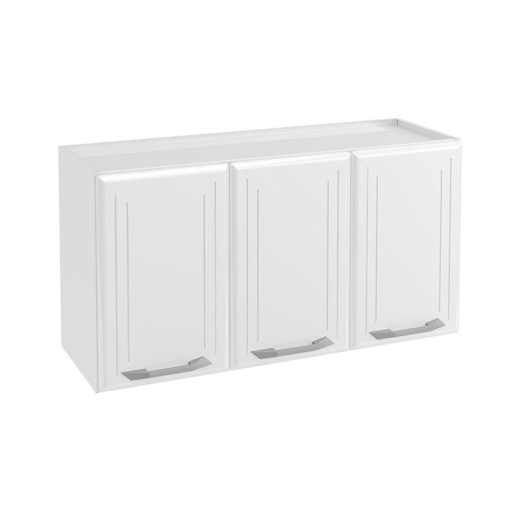 Armário Aéreo p/ Cozinha Topázio c/ 3 Portas 105cm Branco - Telasul em Oferta na Shopee